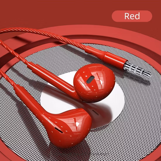 Essager Ej01 3.5mm 유선 제어 딥베이스 이어폰 1.2m 음악 휴대 전화 헤드셋 이어 버드 iPhone 화웨이 노트북 노트북